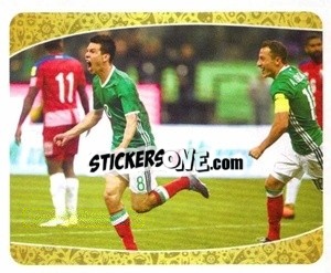 Sticker Mexico - Copa Mundial Russia 2018 n. 25 - GOL
