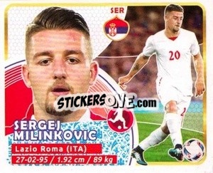Sticker Milinkovic-Savic - Copa Mundial Russia 2018 - GOL
