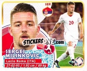 Sticker Milinkovic-Savic - Copa Mundial Russia 2018 n. 373 - GOL
