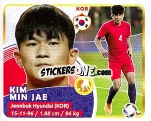 Sticker Min-Jae - Copa Mundial Russia 2018 - GOL
