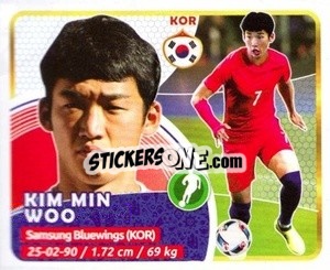 Sticker Min-Woo - Copa Mundial Russia 2018 - GOL
