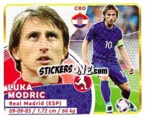 Sticker Modric - Copa Mundial Russia 2018 n. 262 - GOL

