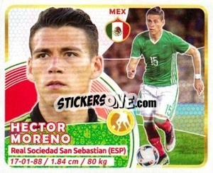 Sticker Moreno - Copa Mundial Russia 2018 - GOL
