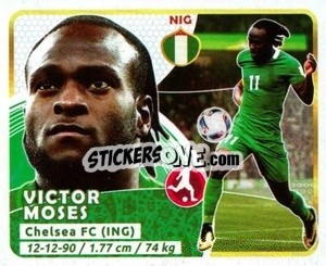 Sticker Moses - Copa Mundial Russia 2018 n. 299 - GOL

