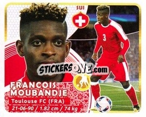 Sticker Moubandje - Copa Mundial Russia 2018 - GOL

