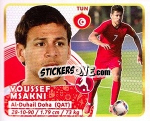Sticker Msakni - Copa Mundial Russia 2018 n. 513 - GOL

