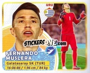 Sticker Muslera - Copa Mundial Russia 2018 n. 49 - GOL
