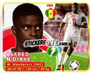 Sticker N’Diaye - Copa Mundial Russia 2018 n. 564 - GOL
