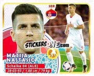 Sticker Nastasic - Copa Mundial Russia 2018 - GOL
