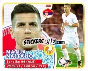 Sticker Nastasic - Copa Mundial Russia 2018 n. 363 - GOL
