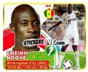 Sticker Ndoye - Copa Mundial Russia 2018 - GOL
