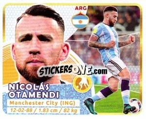 Sticker Otamendi - Copa Mundial Russia 2018 n. 234 - GOL
