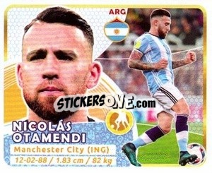 Sticker Otamendi - Copa Mundial Russia 2018 - GOL
