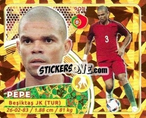 Sticker Pepe - Copa Mundial Russia 2018 n. 109 - GOL
