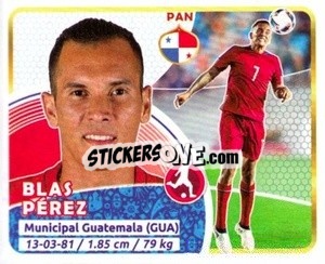 Sticker Pérez - Copa Mundial Russia 2018 - GOL

