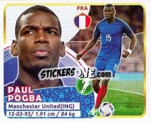 Sticker Pogba - Copa Mundial Russia 2018 n. 169 - GOL
