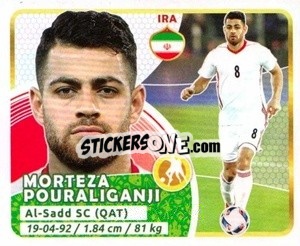 Sticker Pouraliganji - Copa Mundial Russia 2018 n. 147 - GOL
