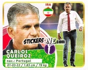 Sticker Queiroz - Copa Mundial Russia 2018 - GOL
