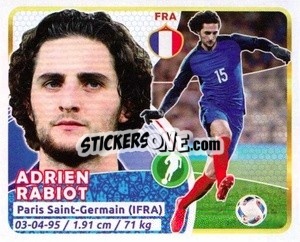 Sticker Rabiot - Copa Mundial Russia 2018 n. 167 - GOL
