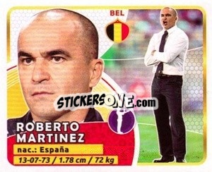 Sticker Roberto Martinez - Copa Mundial Russia 2018 n. 447 - GOL
