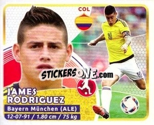 Sticker Rodriguez - Copa Mundial Russia 2018 - GOL
