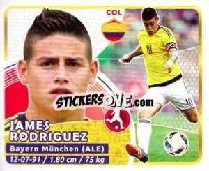 Sticker Rodriguez - Copa Mundial Russia 2018 n. 531 - GOL
