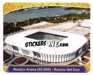 Sticker Rostov Arena - Copa Mundial Russia 2018 n. 7 - GOL
