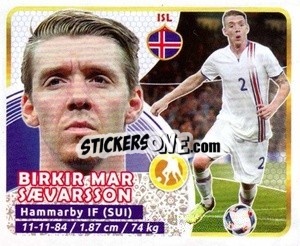 Sticker Saevarsson - Copa Mundial Russia 2018 n. 272 - GOL
