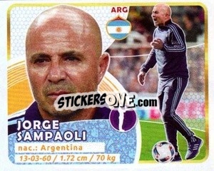 Sticker Sampaoli - Copa Mundial Russia 2018 - GOL
