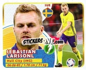 Sticker Sebastian Larsson - Copa Mundial Russia 2018 - GOL
