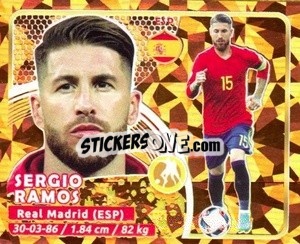 Sticker Sergio Ramos - Copa Mundial Russia 2018 n. 127 - GOL
