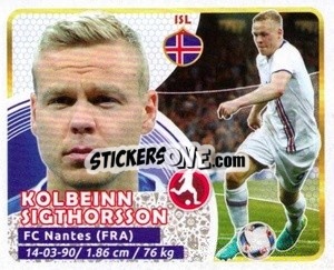 Sticker Sigthorsson - Copa Mundial Russia 2018 - GOL
