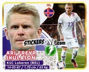 Sticker Skulason - Copa Mundial Russia 2018 n. 274 - GOL
