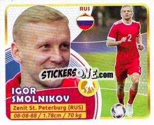 Figurina Smolnikov - Copa Mundial Russia 2018 - GOL
