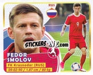 Sticker Smolov - Copa Mundial Russia 2018 n. 42 - GOL
