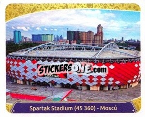 Sticker Spartak Stadium - Copa Mundial Russia 2018 n. 9 - GOL
