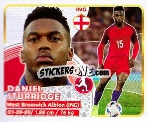 Sticker Sturridge - Copa Mundial Russia 2018 n. 477 - GOL
