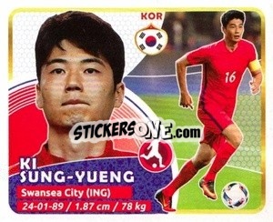 Sticker Sung-Yueng - Copa Mundial Russia 2018 n. 445 - GOL
