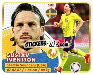 Sticker Svensson - Copa Mundial Russia 2018 n. 418 - GOL
