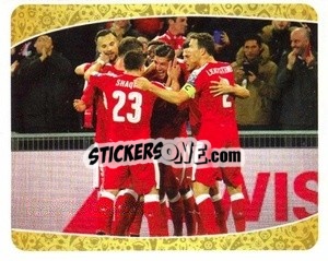 Sticker Switzerland - Copa Mundial Russia 2018 n. 14 - GOL
