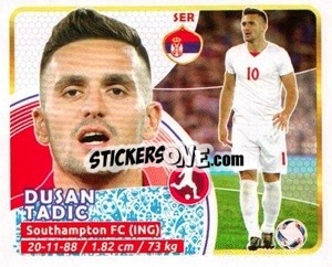 Sticker Tadic - Copa Mundial Russia 2018 - GOL
