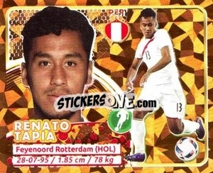 Sticker Tapia - Copa Mundial Russia 2018 n. 186 - GOL

