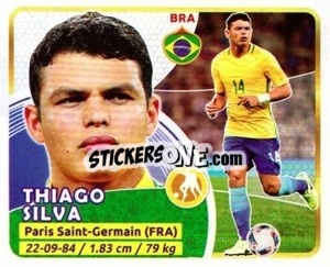 Sticker Thiago Silva - Copa Mundial Russia 2018 - GOL
