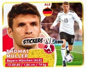 Sticker Thomas Müller - Copa Mundial Russia 2018 n. 389 - GOL
