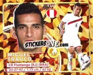 Sticker Trauco - Copa Mundial Russia 2018 - GOL
