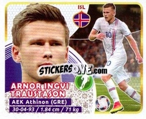 Sticker Traustason - Copa Mundial Russia 2018 n. 278 - GOL
