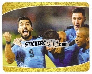 Sticker Uruguay - Copa Mundial Russia 2018 n. 13 - GOL
