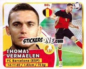 Sticker Vermaelen - Copa Mundial Russia 2018 n. 453 - GOL
