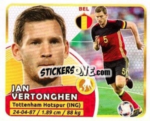 Sticker Vertonghen - Copa Mundial Russia 2018 n. 450 - GOL
