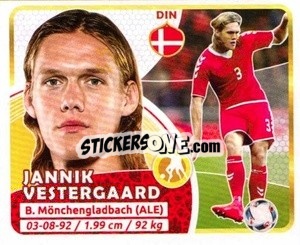 Sticker Vestergaard - Copa Mundial Russia 2018 - GOL
